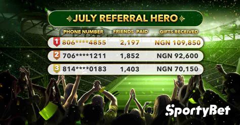 sportybet referral code nigeria|REFER AND GET PAID Top 3 heroes .